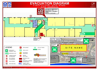 fire evacuation diagram