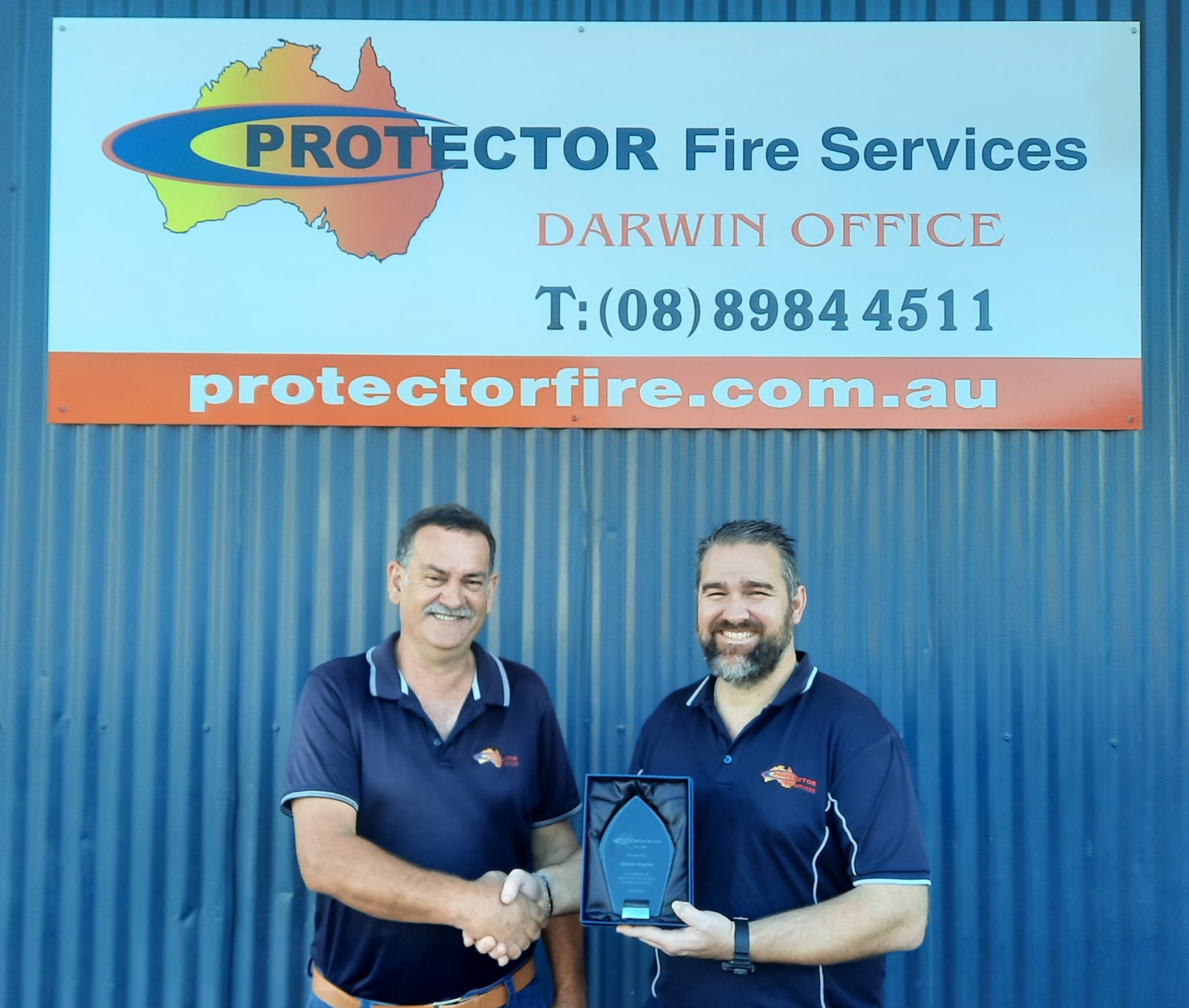 Congratulations Mal Hingston! - Welcome to Protector Fire Services